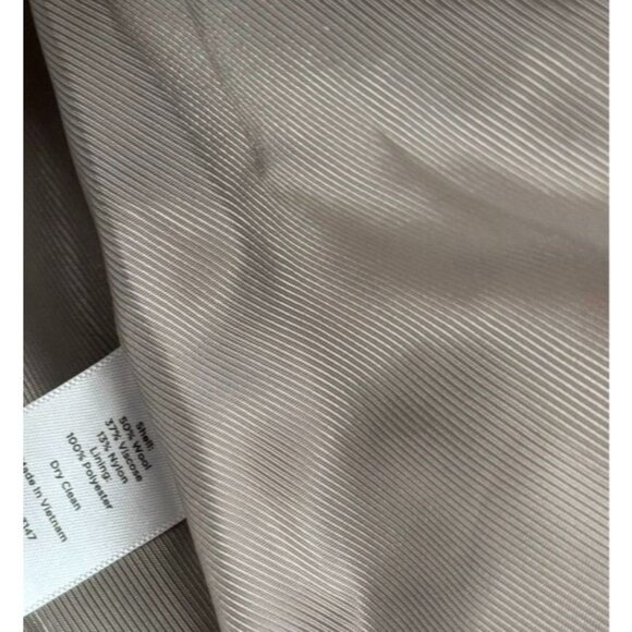 Talbots Italian Woven wool blend Womens Blazer Jacket Gray Tweed Size 12 - Picture 4 of 11